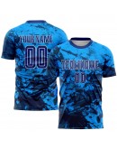 Best Pro Custom Tie Dye Royal-White Sublimation Soccer Uniform Jersey