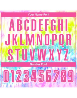 Best Pro Custom Tie Dye Pink-White Sublimation Soccer Uniform Jersey