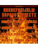 Best Pro Custom Black Red-Gold Flame Sublimation Soccer Uniform Jersey