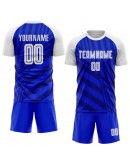 Best Pro Custom Royal White-Navy Sublimation Soccer Uniform Jersey