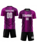 Best Pro Custom Purple White-Pink Sublimation Soccer Uniform Jersey