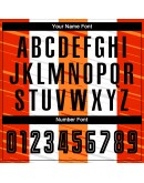 Best Pro Custom White Black-Orange Sublimation Soccer Uniform Jersey