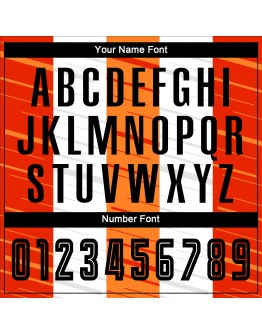 Best Pro Custom White Black-Orange Sublimation Soccer Uniform Jersey