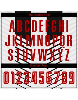 Best Pro Custom Black Red-White Sublimation Soccer Uniform Jersey