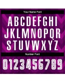 Best Pro Custom Purple White Sublimation Soccer Uniform Jersey