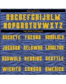 Best Pro Custom Light Blue Gold-Black Third Sublimation Soccer Uniform Jersey