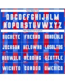 Best Pro Custom Royal White-Red Home Sublimation Soccer Uniform Jersey