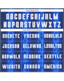 Best Pro Custom Navy White-Royal Away Sublimation Soccer Uniform Jersey