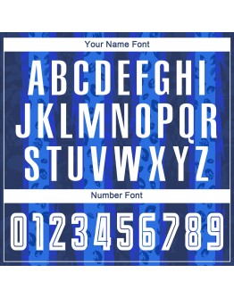 Best Pro Custom Navy White-Royal Away Sublimation Soccer Uniform Jersey