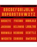 Best Pro Custom Red Gold-Black Sublimation Fade Fashion Soccer Uniform Jersey